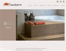 Tablet Screenshot of casaterra.com.ar